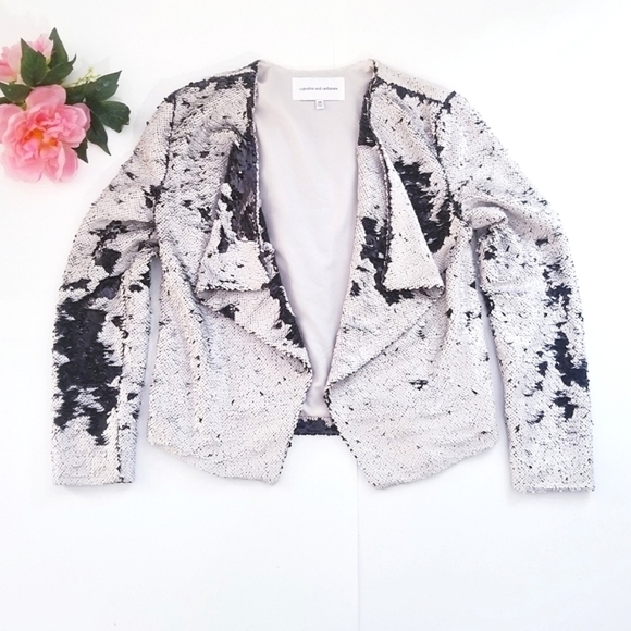 CUPCAKES & CASHMERE Bellwood Sequined Jacket - Picture 5 of 16